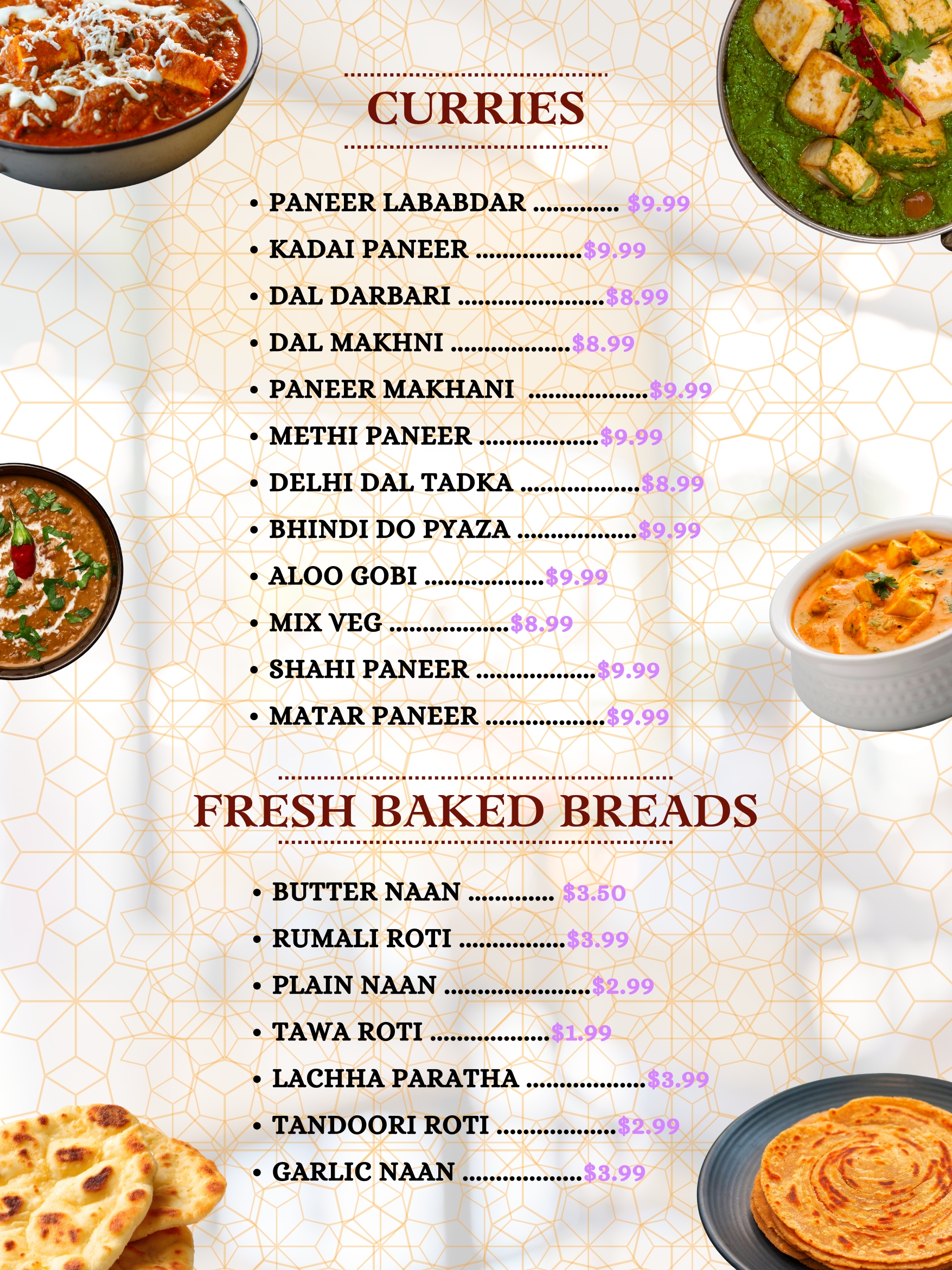 Delhi Hub Menu 1b
